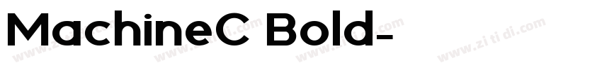 MachineC Bold字体转换